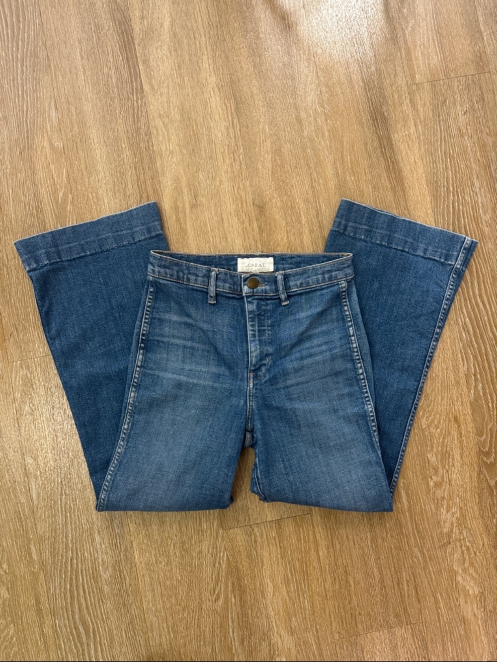 The Great Sea Crop Jeans Flare Clearwater Wash size 28 - Picture 4 of 10